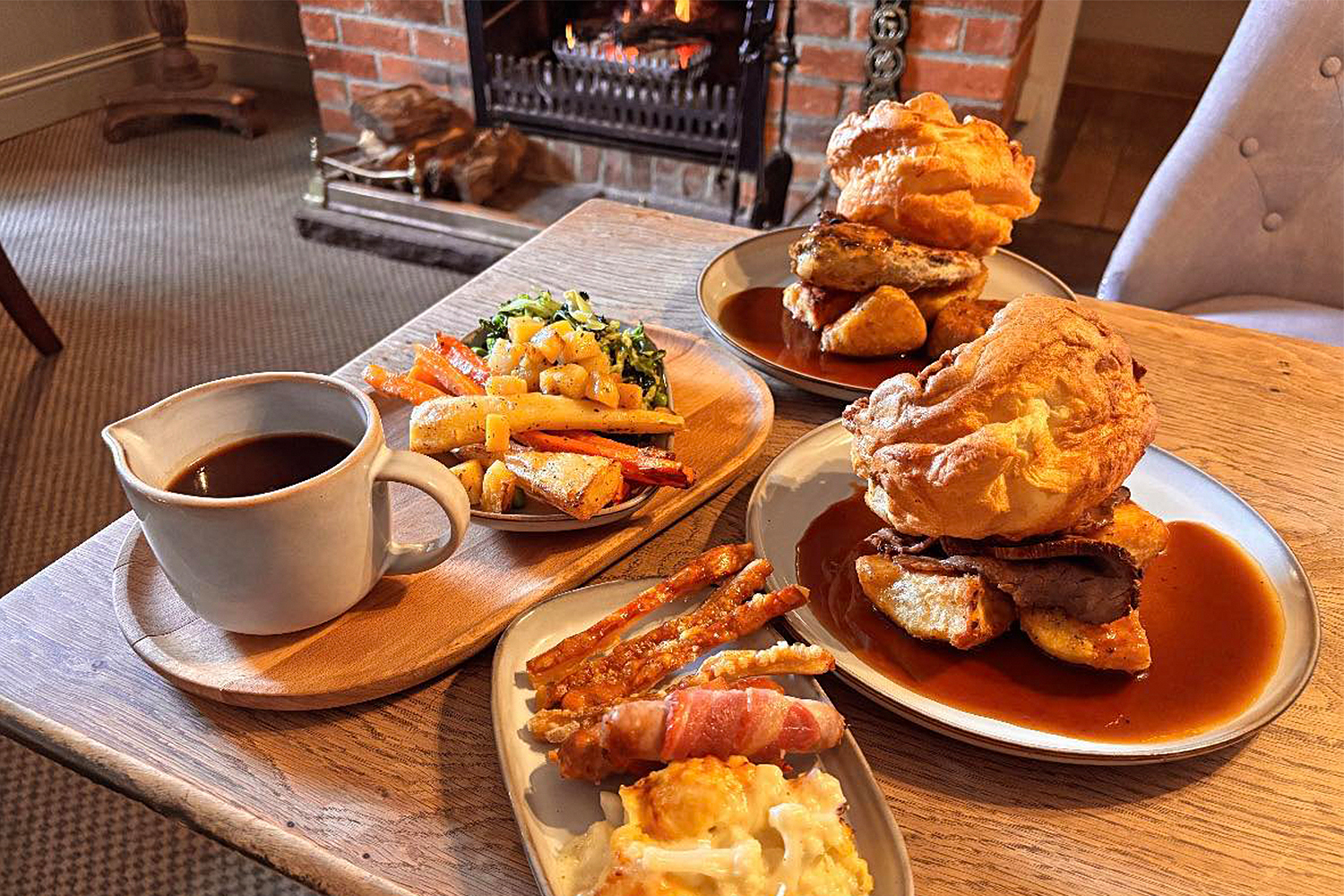 Sunday Lunch at The Carpenters Arms, Burghclere, near Newbury